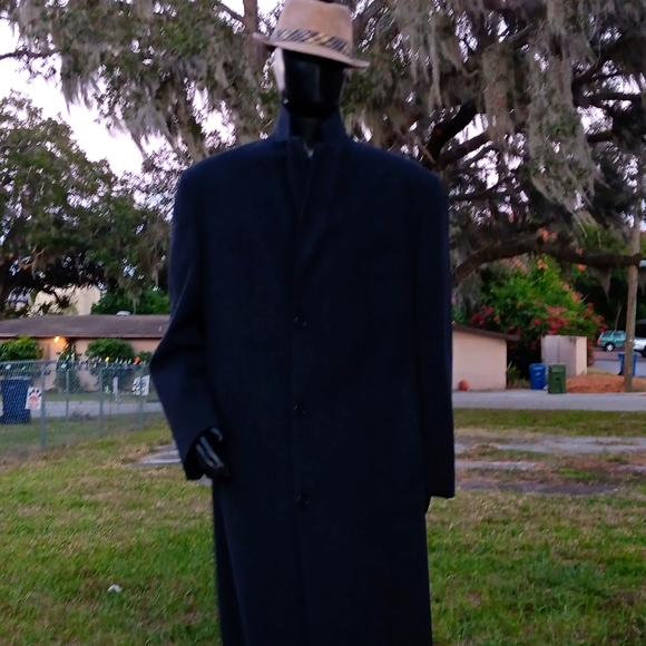 JOSEPH ABBOUD FOR NORDSTROM MEN'S PURE WOOL FULL LENGTH LUXURY OVERCOAT (CANADA) - Picture 12 of 17